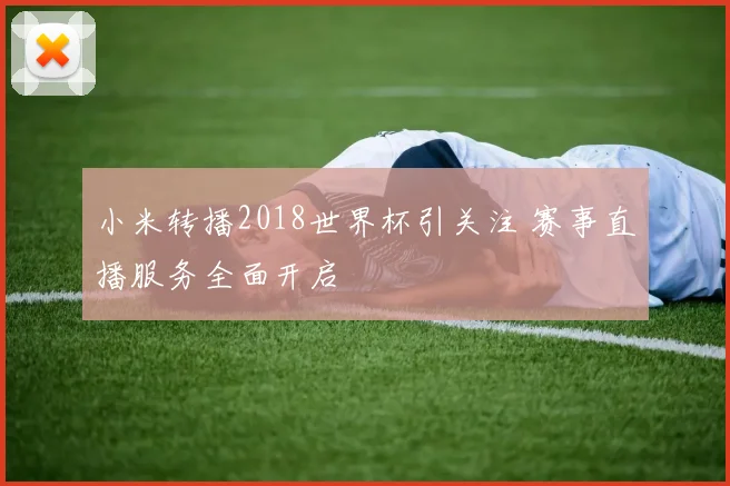 小米转播2018世界杯引关注 赛事直播服务全面开启